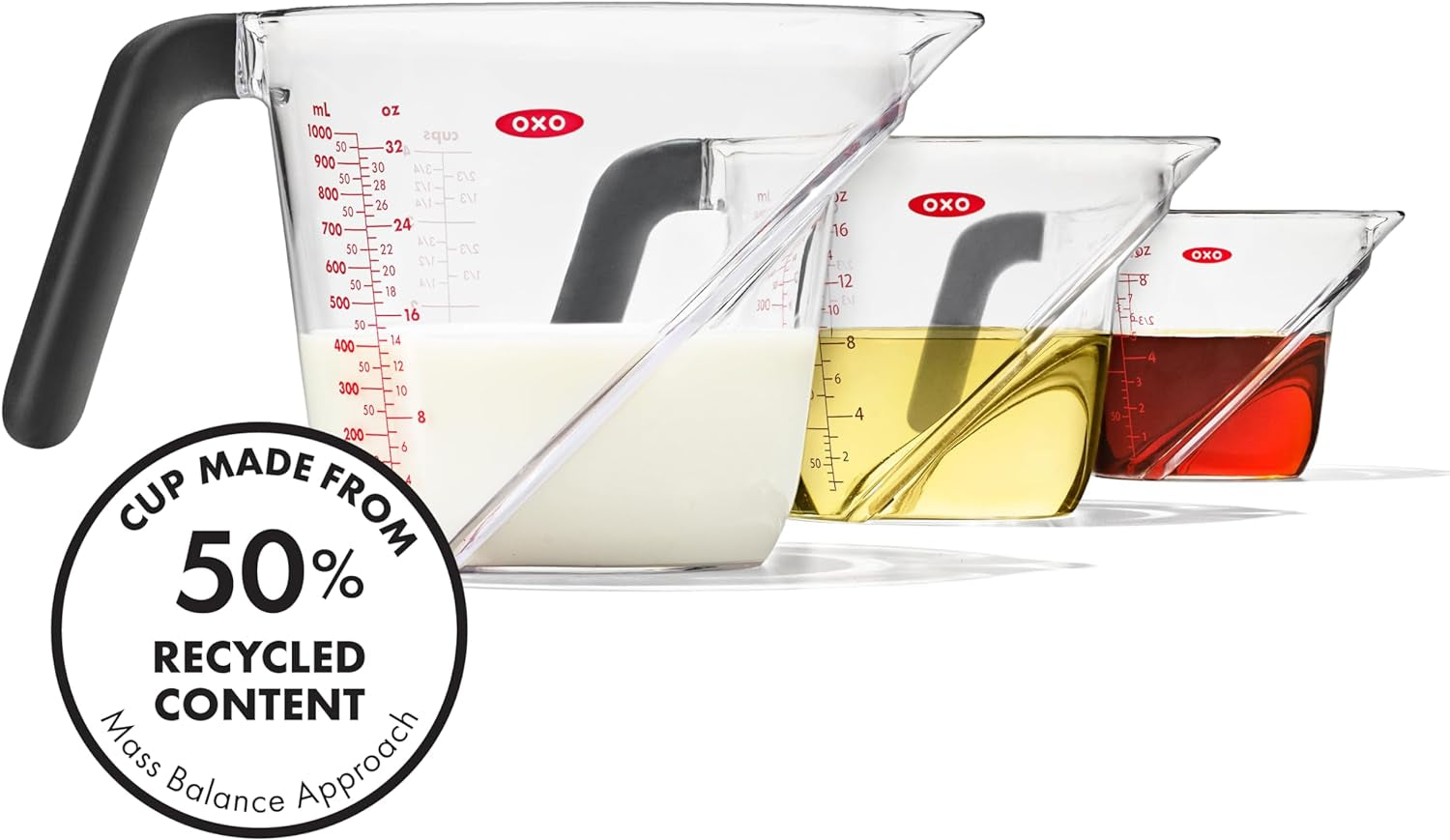 oxo-good-grips-angled-measuring-cups-with-markings-multi-size-3-piece-set-angled-interior-markings-to-read-from-above-includes-1-cup-2-cup-4-cup-marked-with-ounces-ml-non-slip-grip