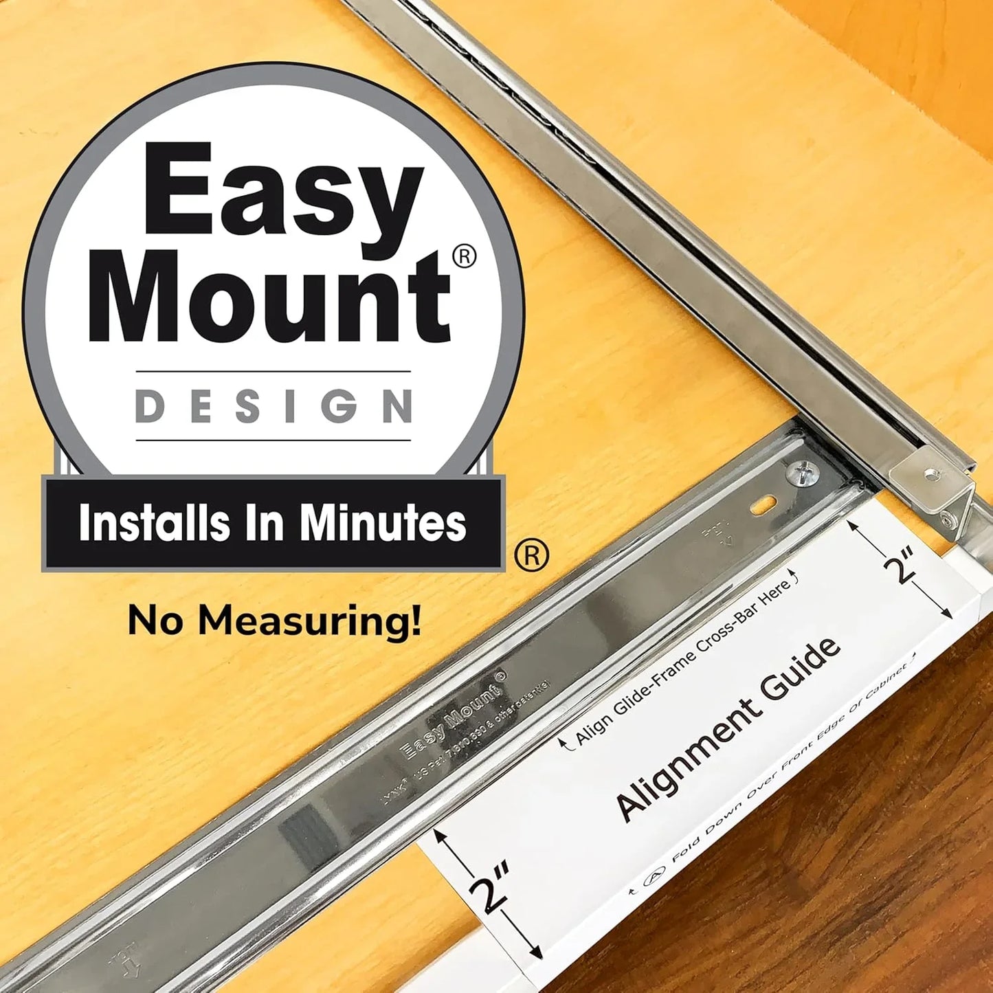 Pull Out Spice Rack Organizer, 2 Tier Slide Out Shelf