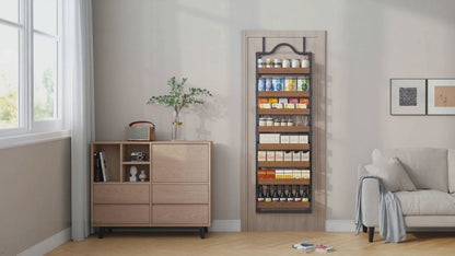 8-Tier Over the Door Pantry Spice Rack