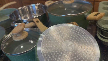 30-piece-granite-nonstick-cookware-bakeware-set-green