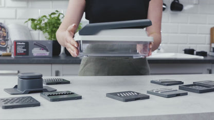 10-in-1 Vegetable Chopper & Mandoline Slicer with Container