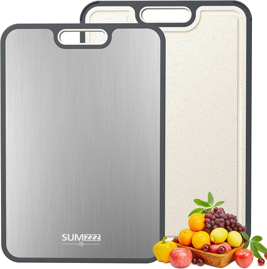 Titanium Cutting Board for Kitchen 15x10.3 Double Sided